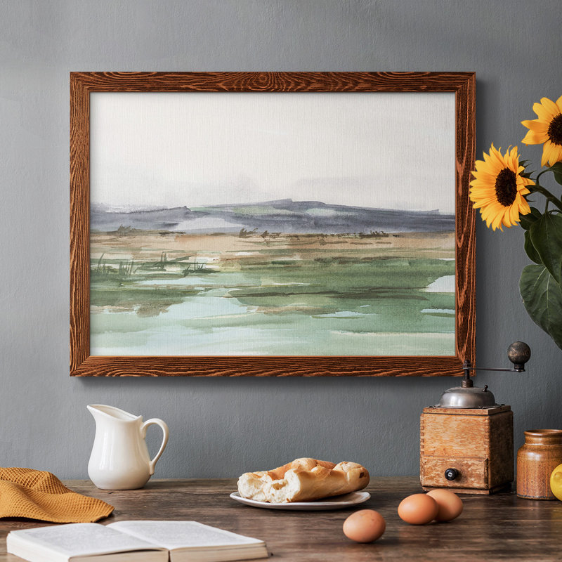 Serene Mountain View I - reproduction de photo sur toile, H 22 po x l 32 po x P 1,5 po, Érable