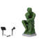 Statue de jardin d'extérieur avec projecteur Alexaner