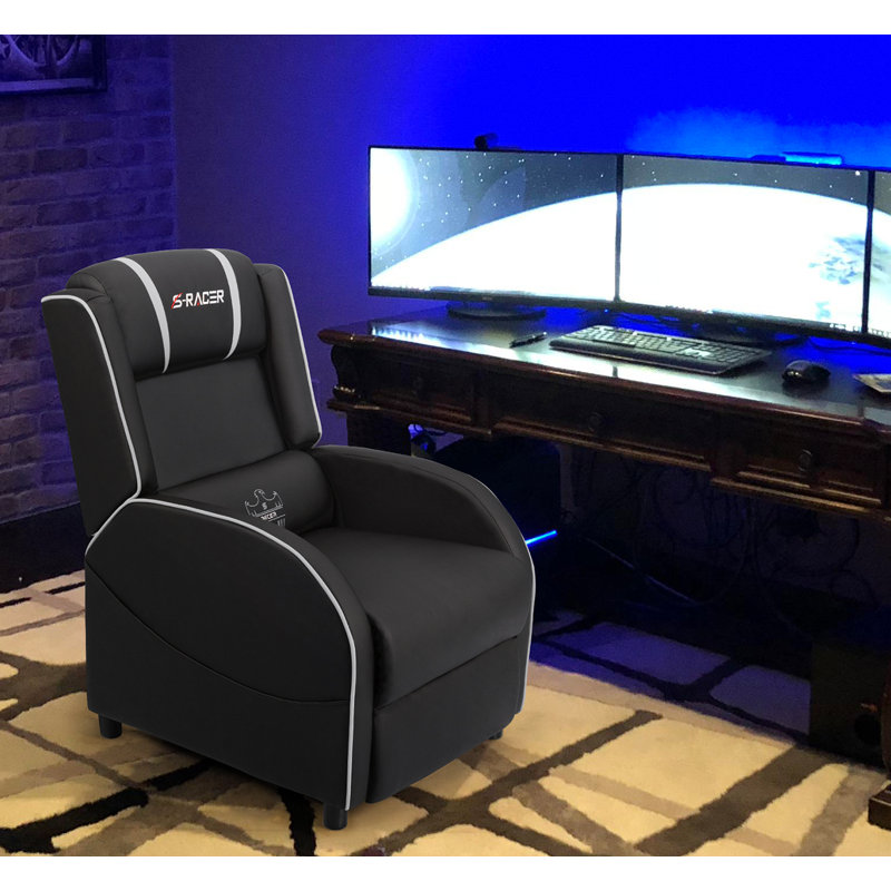 Homall Game Chair, Black/White