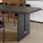 Retro Black Modern Dining Table-383214858