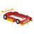 Full Size Race Car Bed For Kids, Wood Car-Shaped Platform Bed With Storage Shelves, Car Bed With Wheels  -131266945