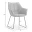 Chaise rembourrée en acier Roughton-1580197996