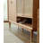 62.99" Brown Rectangular Solid Wood Shoe Storage