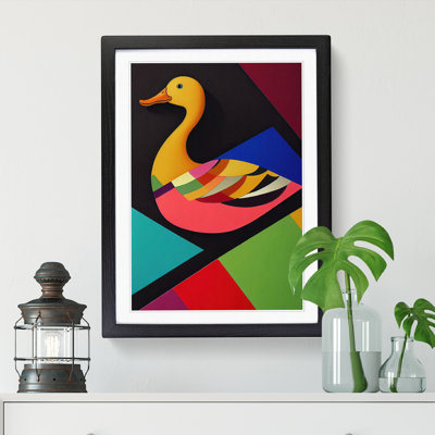 Duck Painting - Picture Frame Print