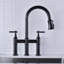 Robinet de cuisine Bridge avec douchette extractible