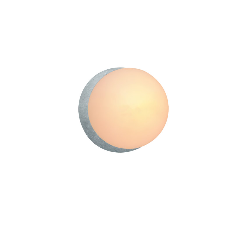 Azem Ceramic Wall Sconce, Concrete