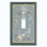 Patterned 1 - Gang Toggle Light Switch Standard Wall Plate