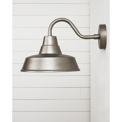 Blakeston Single Light Bell Outdoor Aluminum Wall Light