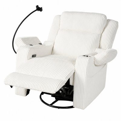 Fauteuil inclinable électrique avec chaleur et massage