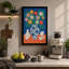Flowers and Vessels Mid-Century 1 Piece Wrapped Canvas Wall Art-1439509867-1439509864