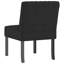Fauteuil de chambre en velours noir