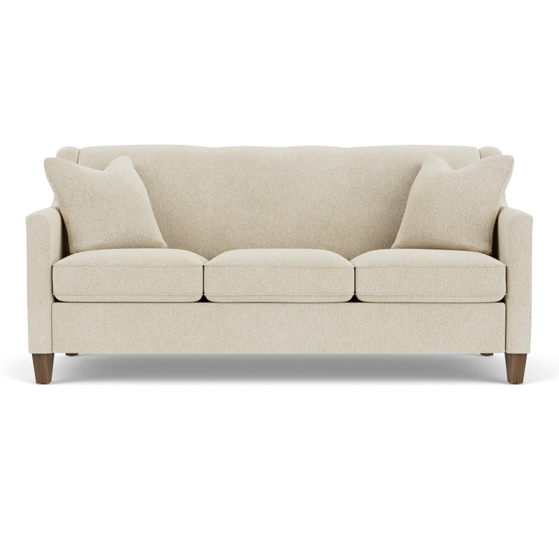 Shorecrest Upholstered 78'' Sofa, Beige 100% Polyester
