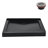 Streamline NT-2231-36BL-LF 36 in. x 36 in. Corner Acrylic Shower Base in Glossy Black with Left Hand Drain, Drain Included