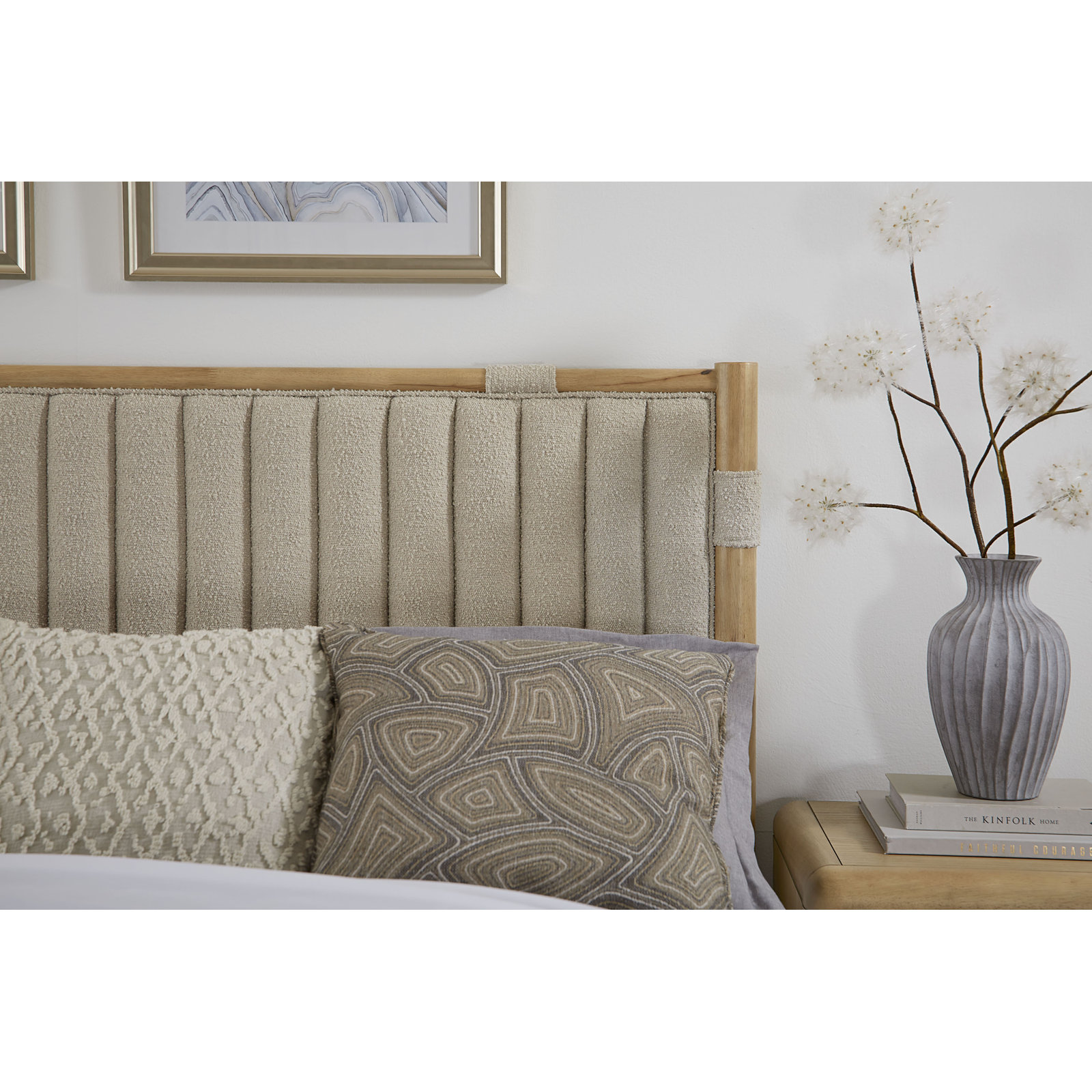   Furano Upholstered Panel Bed, King