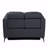 Global United Top Grain Italian Leather Sofa With Power With Recliner Function