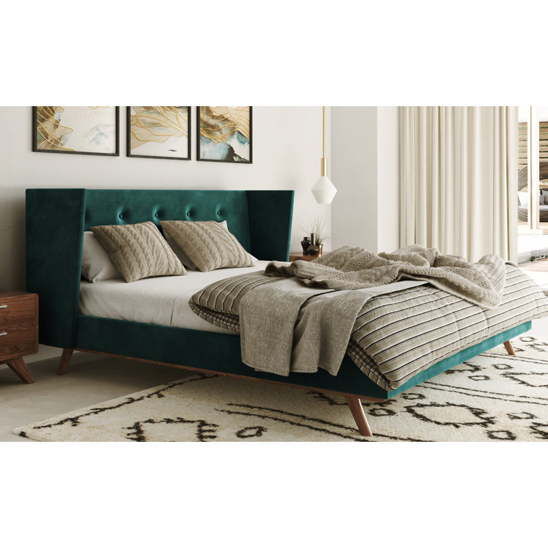 Glynn Upholstered Platform Bed, King