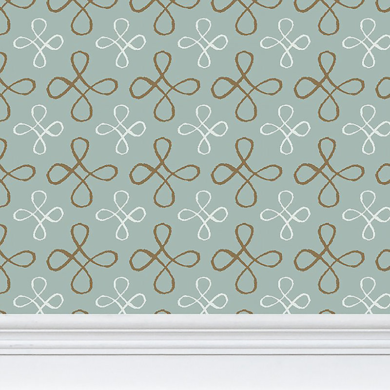 Palace Floor Large Repeat Matte Wallpaper