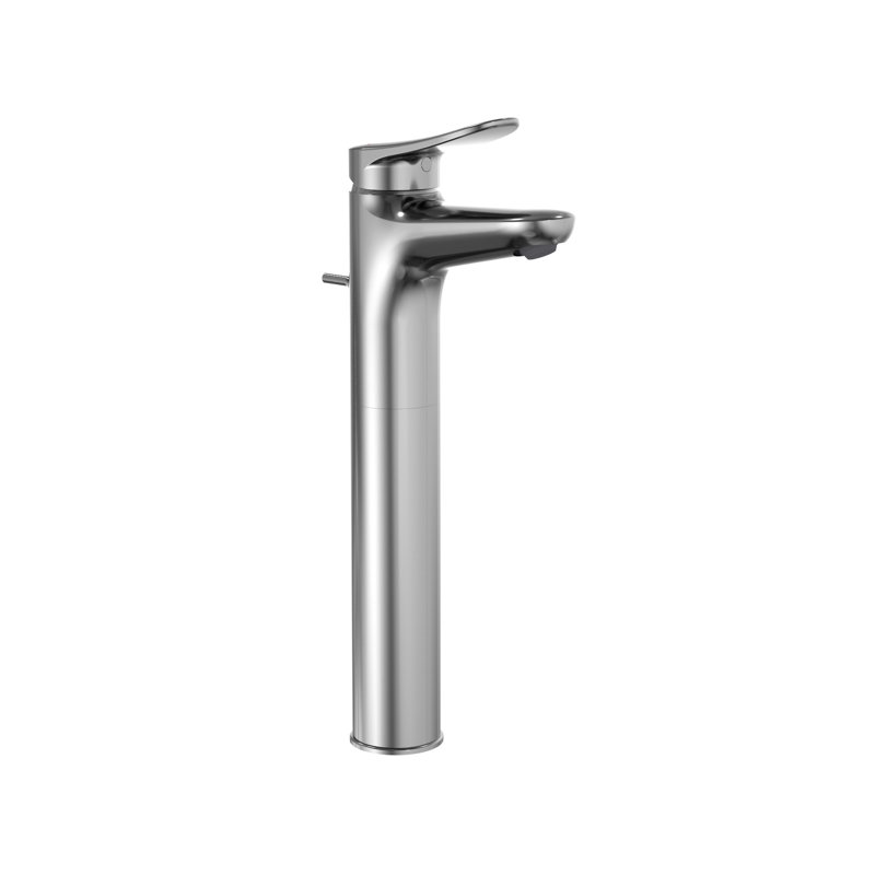 Robinet pour salle de bain à poignée simple TOTO® LF Series 1,2 GPM pour lavabo vasque avec ensemble de bonde, chrome poli
