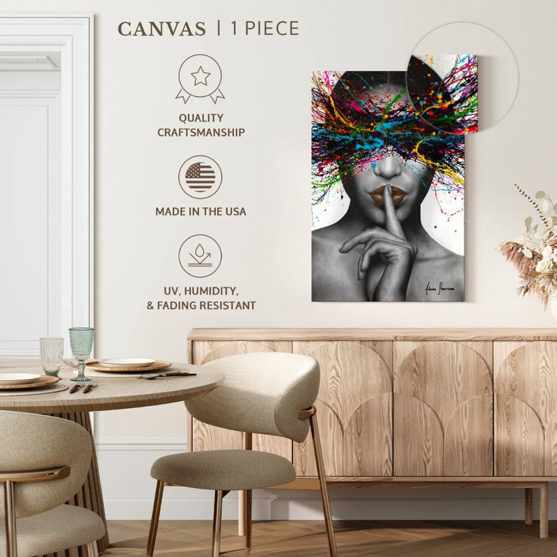 Leisha Sounds Of Silence, 36" H x 24" W