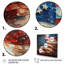 Drapeau américain drapeau IV - drapeau États-Unis, art mural-1825908510-1825908509