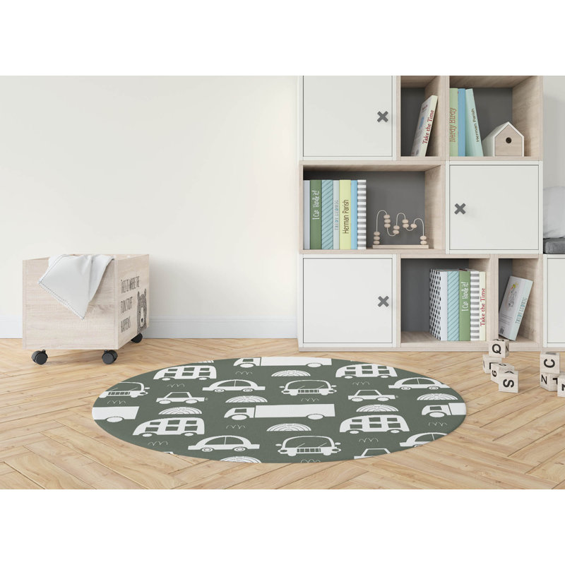 Tapis de jeu trafic pour enfants, Chimichurri / vert