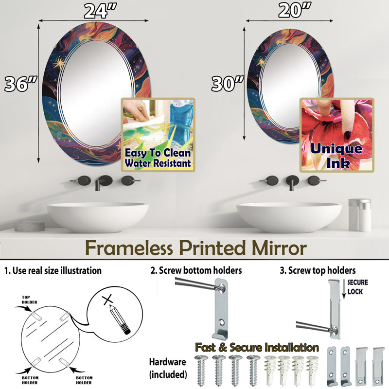 Miroir Wilmetta, 30 po x 20 po
