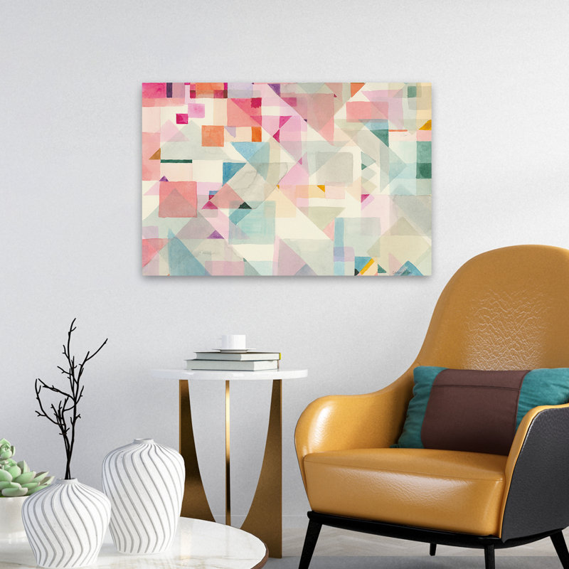 Bohème abstrait - Essayez les angles II, H 16 po x l 24 po