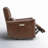 Santo Genuine Leather Swivel Power Recliner-107225107