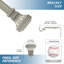 Ensemble de quincaillerie ajustable 1 po Fort Calhoun-785048442-785048441