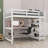 Hawwah Kids Full Loft Bed-812297485