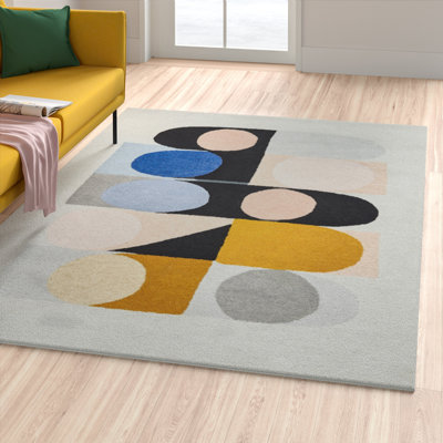 Shahig Abstract Hand Woven Area Rug