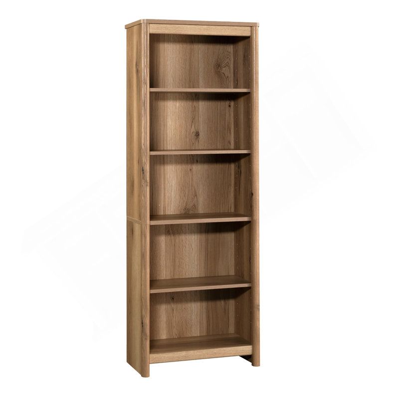 Bibliothèque à 5 tablettes, finition brune