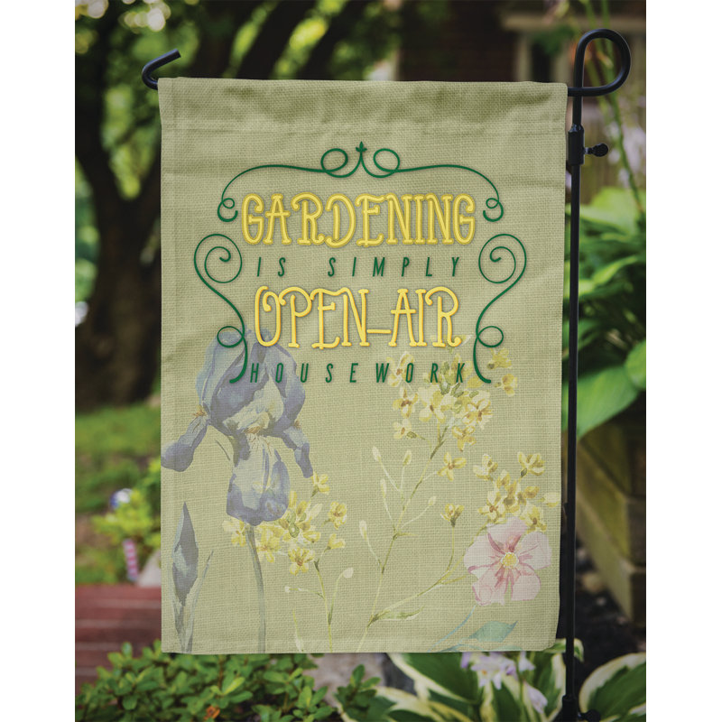 Teyvione Double Sided 15'' H x 11'' W Polyester Garden Flag