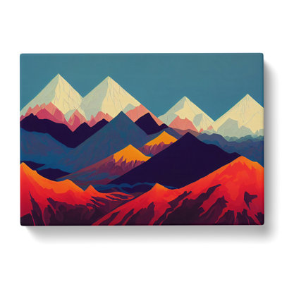 Fantastic Mountains - Wrapped Canvas