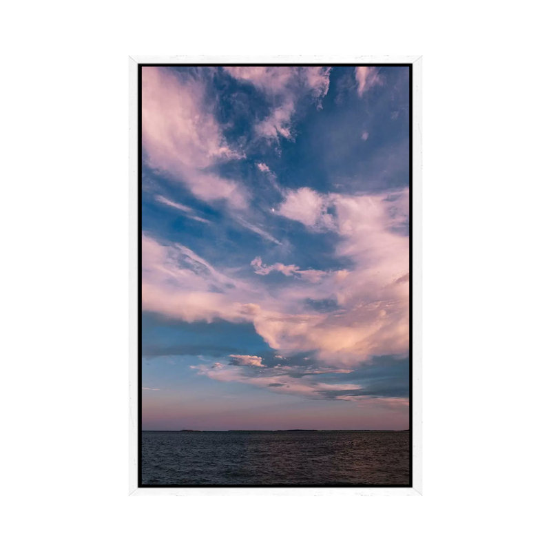 Charleston Sunset IX by Bethany Young - Print on Canvas, White Framed, 66.04cm H x 45.72cm W x 3.81cm D