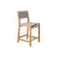 Pearl Teak Outdoor Counter Height Chair-818419249
