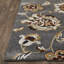 Tapis gris en polypropylène tissé à la machine Elaynah-623270326