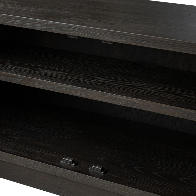 BERGSTROM Media Console, Smoked Black Oak