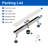 24 Inch Linear Shower Drain With Removable Capsule Pattern Grate Stainless Steel Shower Floor Drain Rectangular Bathroom Drain With Adjustable Leveling Feet And Hair Strainer-123766915