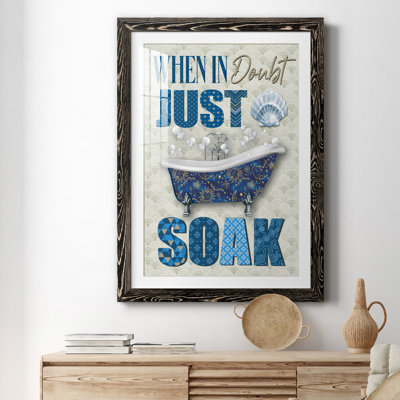 Just Soak - impression encadrée