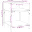 Elsaid 40cm W Iron Bedside Table-749494354