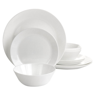 Gibson Elite Vineland 12 Piece Dinnerware Set, Service for 4
