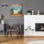  «Rise And Shine» par Fiona Stokes-Gilbert, art mural en verre acrylique, 24 po x 24 po
