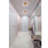 3 - Light Ribbied Glass Semi Flush Mount-1238998624-1238998627