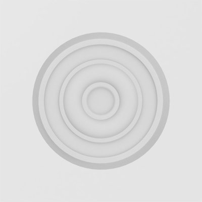 Standard Sedgwick Bullseye Rosette with Square Edge
