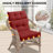 Outdoor Replacement Cushion Set Deep Seating High Back Seat / Back Cushions with Ties (Set of 2)-971156649