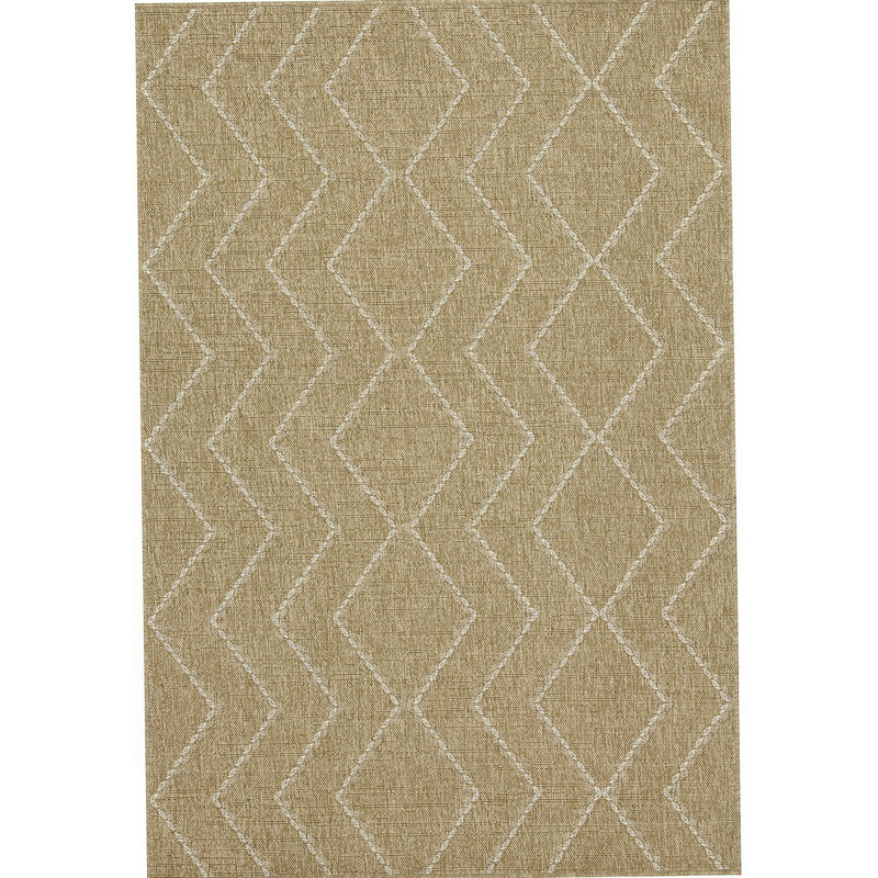 Tapis blanc intérieur / extérieur Earth, Tapis de couloir 2 pi 7 po x 7 pi 3 po