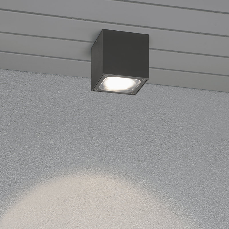 Cesena Anthracite Integrated LED Outdoor Bulkhead Light