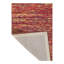 Red Flat-weave Tufted Sari Silk 4'x 6'
