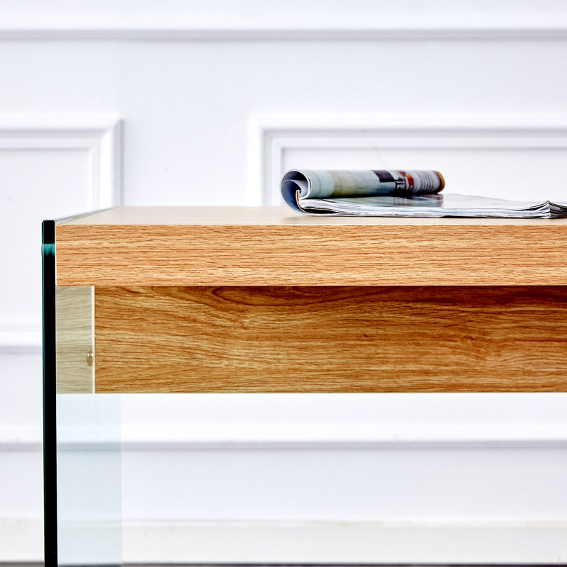 Table basse en bois, Brun